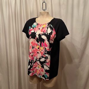 Ann Taylor LOFT Shell Top Blouse Floral Size Small